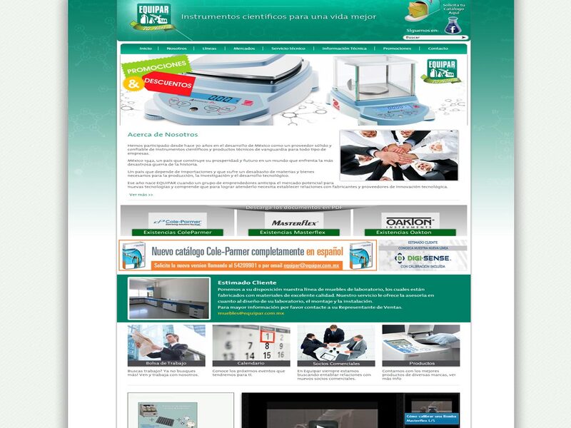 Sitio web Equipar