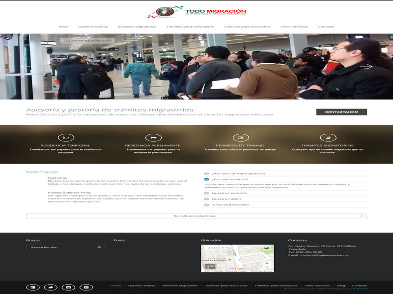 Sitio web Todo Migración